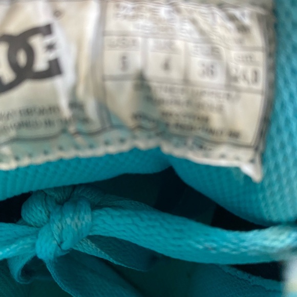 DC high top skater shoes women size 5 - Picture 4 of 6